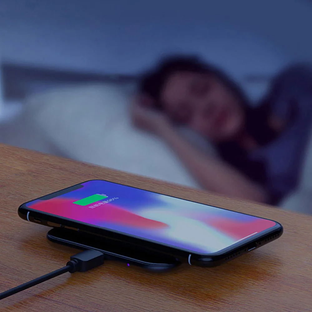 Беспроводное быстрое зарядное устройство Ascromy 15 Вт для samsung S10 huawei P30 Pro Xiaomi Qi