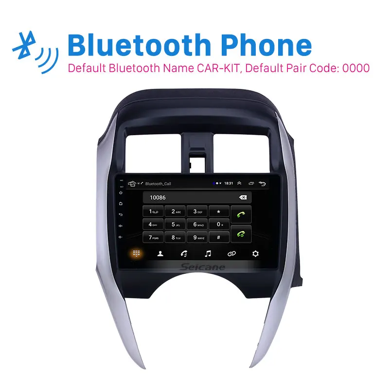 Seicane Android9.1 2 5 D экран автомобильный gps мультимедийный плеер для 2014 2018 Nissan Sunny/Almera