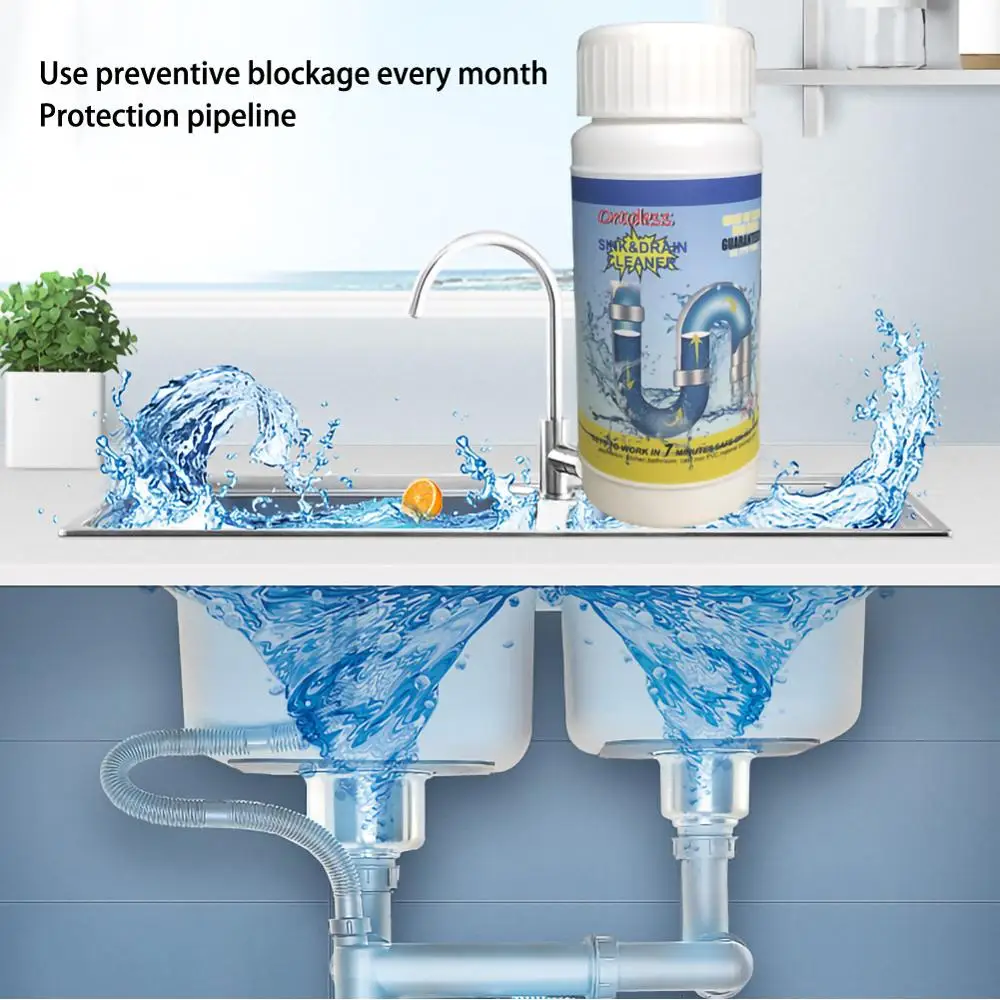 110 г сильная дренажная машина для трубопроводов белый порошок кухни мощная