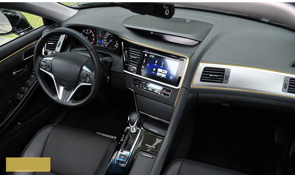 5 м DIY полосы салона автомобиля литая дверь линия вентиляционное отверстие панель