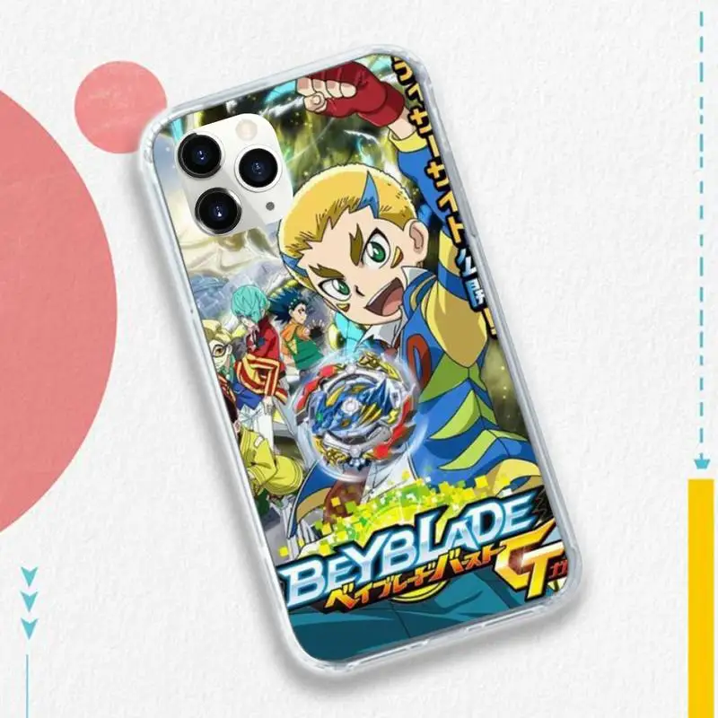 

Beyblade Burst hot anime high quality Phone Case coque for iPhone 11 12 pro XS MAX 8 7 6 6S Plus X 5S SE 2020 XR
