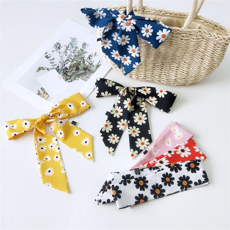 Новое поступление шелковые шарфы с принтом маргариток сумки буквами шарф