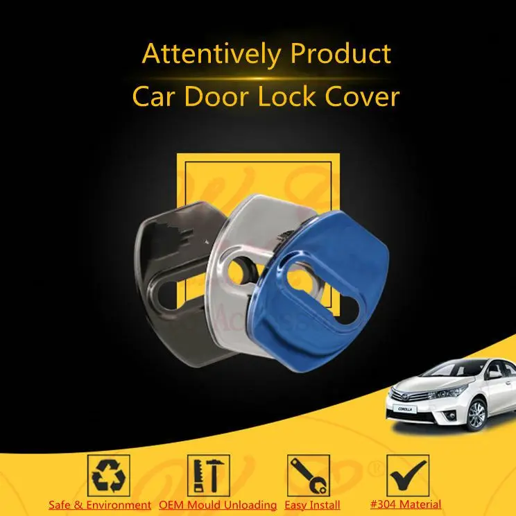 Чехол для дверного замка декоративный автомобильный чехол Toyota Land Cruiser Corolla Crown Lexus