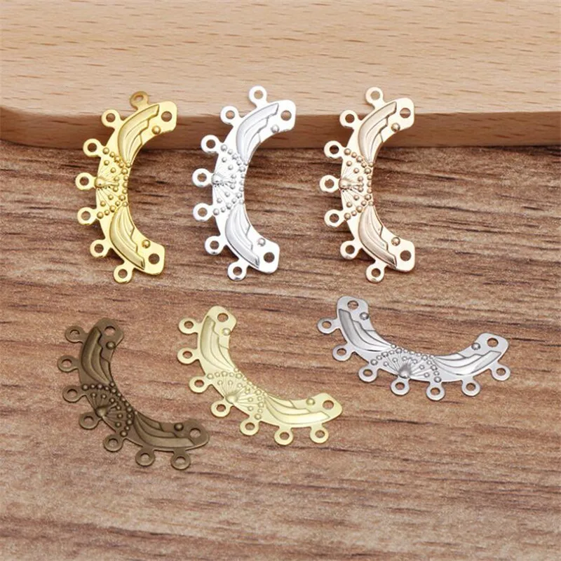 

50 шт./лот 12x25 мм соединитель для ювелирных изделий, подвеска с отверстиями Mulit, подвески для ожерелья ручной работы, фурнитура «сделай сам»