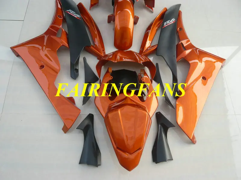 Injection mold Fairing body kit for YAMAHA YZFR6 06 07 YZF R6 2006 2007 YZF600 ABS Red black Fairings bodywork+gifts YL24 | Автомобили и