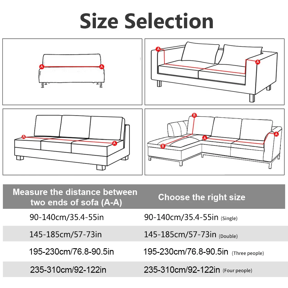 

New Sofa Cover Stretch Corner Seats Couch Cover Universal Cover For Living Room Elastic Spandex Slipcover L Shaped need buy 2pcs