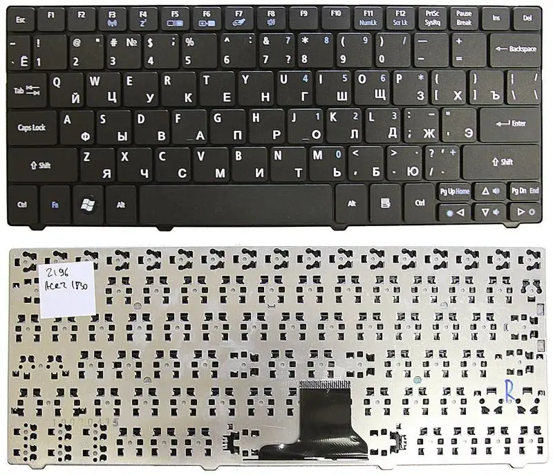 Клавиатура для Acer Aspire 1410 1425 1830T 1825 1810T One 751 721 722 752 753 ZA3 ZA6 Series p/n: NSK-AQK0R | Компьютеры и