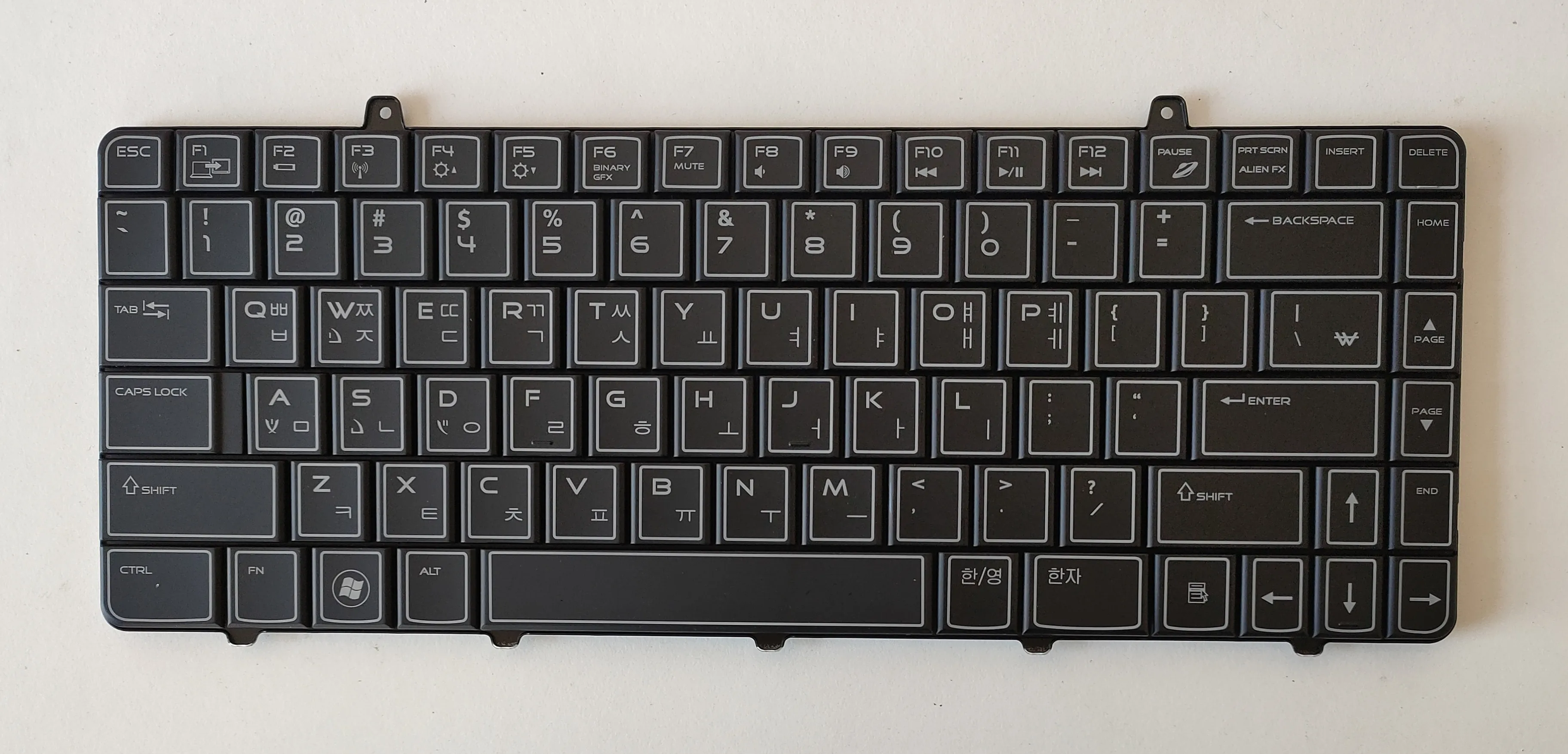 Новая канадско-Французская клавиатура для ноутбука Dell Alienware M11 R2 R3 M11X с подсветкой