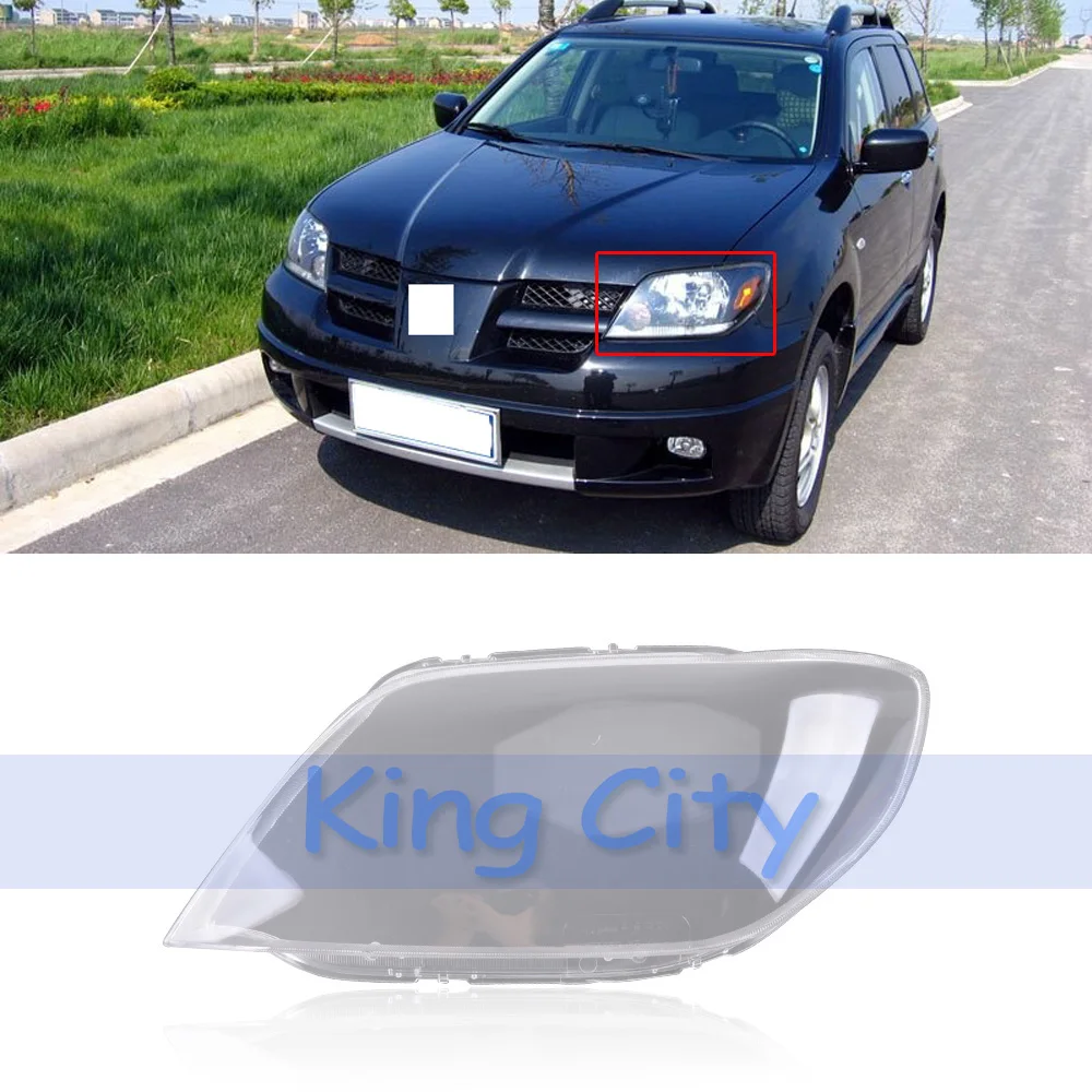 CAPQX 2 шт. для Mitsubishi Outlander 2004-2006 передняя фара лампа крышка абажур водонепроницаемый яркий абажур