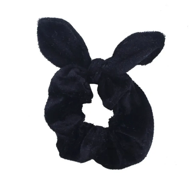 Милые винтажные резинки для волос 1 шт. женские эластичные с ушками кролика