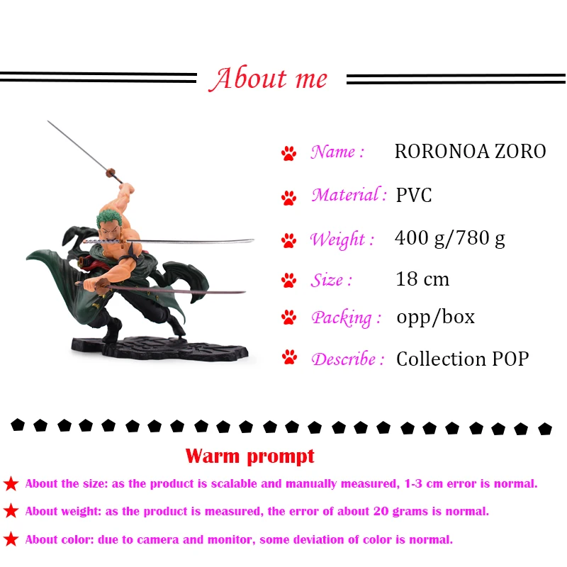 Новинка, цельный портрет пиратов, Roronoa Zoro драконов, GK, ПВХ фигурка, статуя, модель, игрушки, куклы