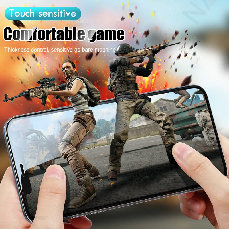 

3Pcs Tempered Glass On The For iPhone 11 12 Pro Max 12 Mini Screen Protector For iPhone X XS Max XR 7 8 6 Plus Protective Glass