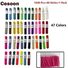 1040 шт. Стоматологические Ортодонтические лигатурные Галстуки, эластичная многоцветная пластиковая лента для здоровых зубов, инструмент для ухода за полостью рта, стоматологический ортодонтический материал