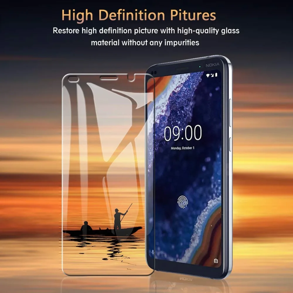 Для Nokia 9 Защитное стекло для 2 3 5 8 6 2017 9H закаленное PureView защита экрана|Защитные