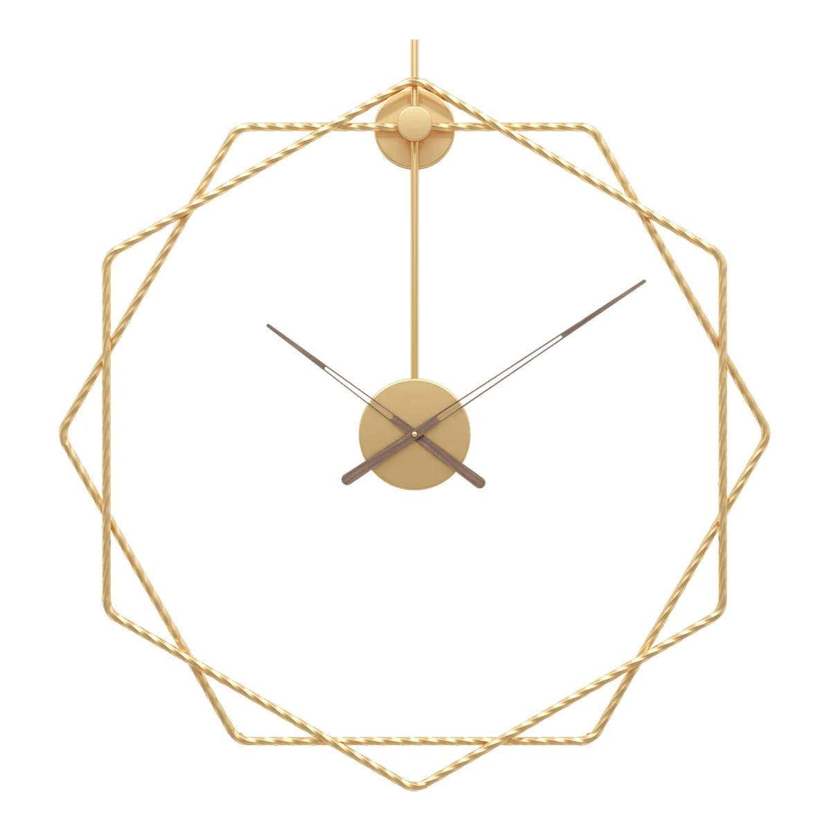 

Large Wall Clock Modern Design for Home Office Decor Hanging Watches Living Room Creative Round Art Hollow Metal Home Decoration
