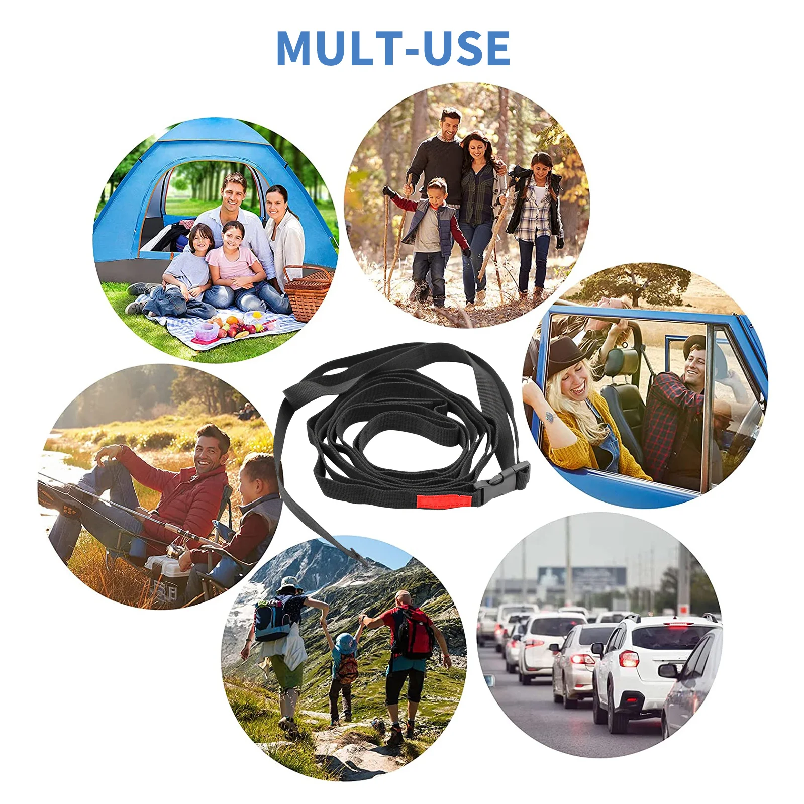 Открытый Кемпинг ремешок вешалка 6.5фт подвесной ремень для кухонной утвари сумок