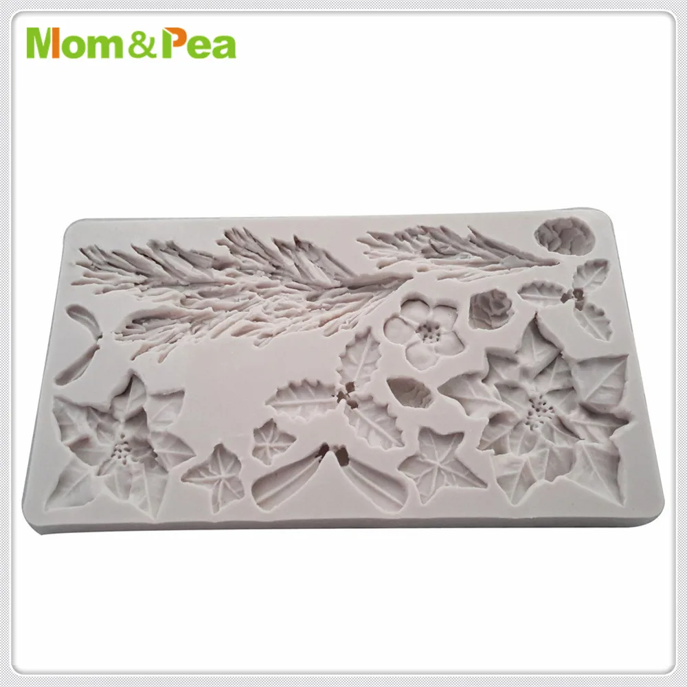 MPA1787 Рождественская елка и деко силиконовые формы резинка паста шоколадный