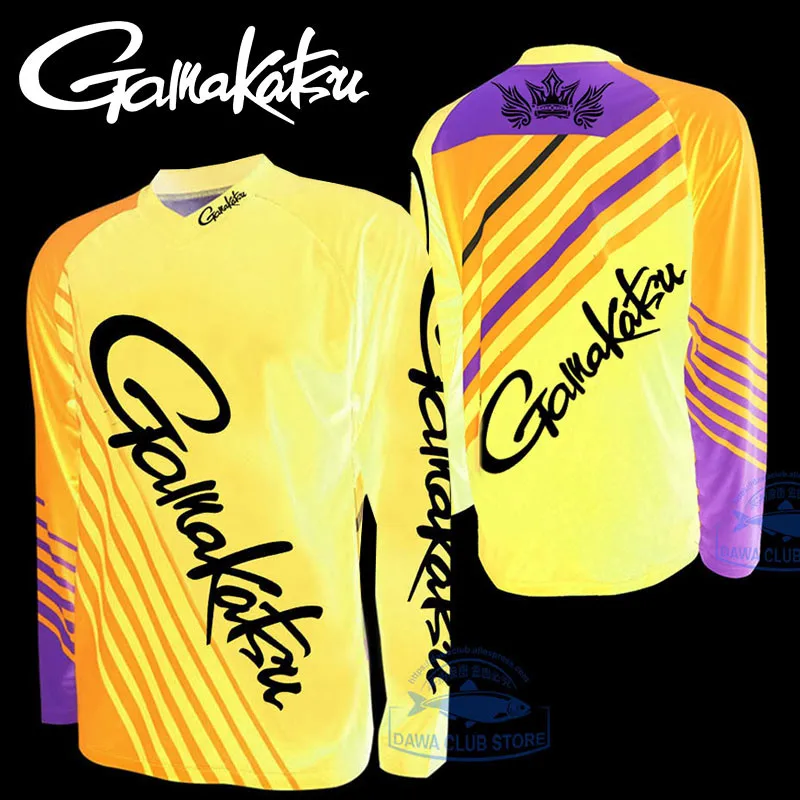 

Daiwa GAMAKATSU Outdoors Fishing Jersey Autumn Fishing Clothes Anti-UV Quick-Dry Clothing Breathable Long Sleeve Fishing Shirt