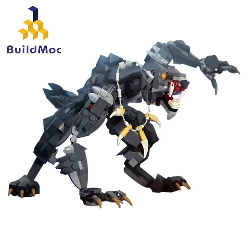 

Buildmoc City Halloween Horror Theme Vampire Werewolf Figures building blocks Bricks Accessories Animals Model Christmas Toys