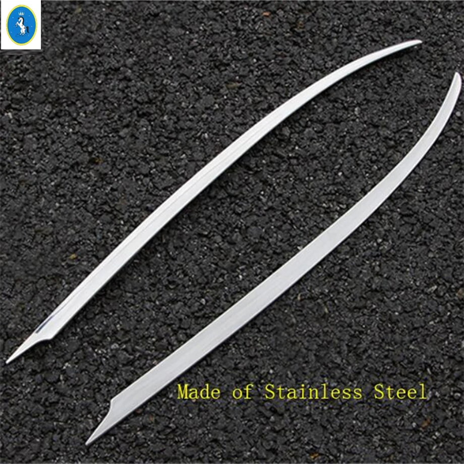 Передние Налобные фонари лампы лента для век накладки аксессуары из нержавеющей