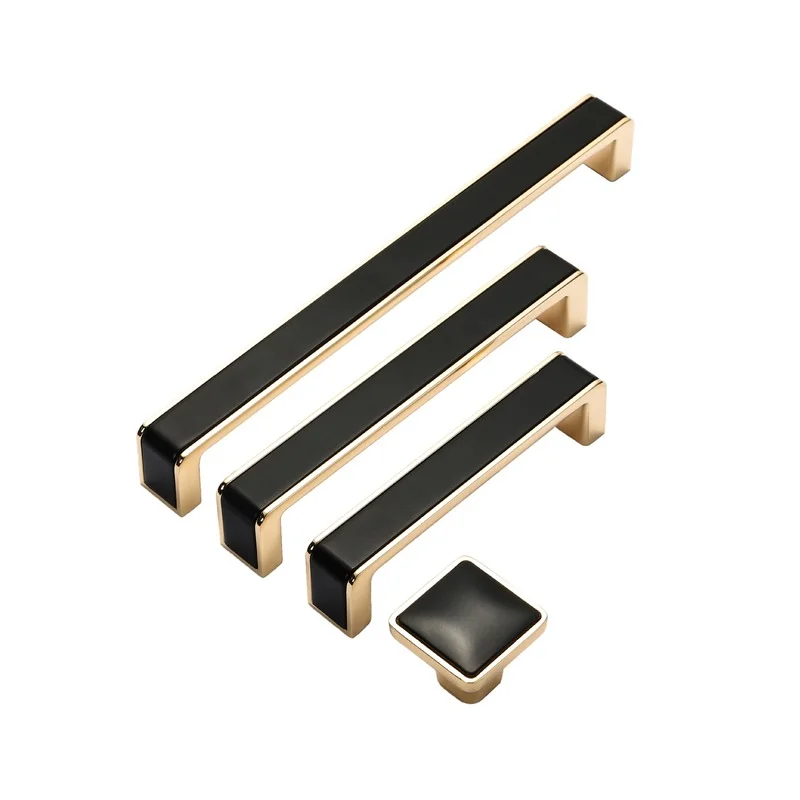 LISM Gold Handle Light Luxury Cupboard Door Drawer Modern Minimalist Cabinet Color Matching New Furniture Handles Pulls | Обустройство