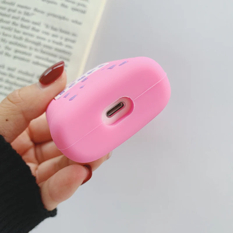 Новый чехол для наушников Apple AirPods 2 силиконовый защитный Милая бутылка кавайи