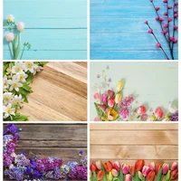 vinyl custom photography backdrops props flower wood planks photo studio background 2183 klz 17