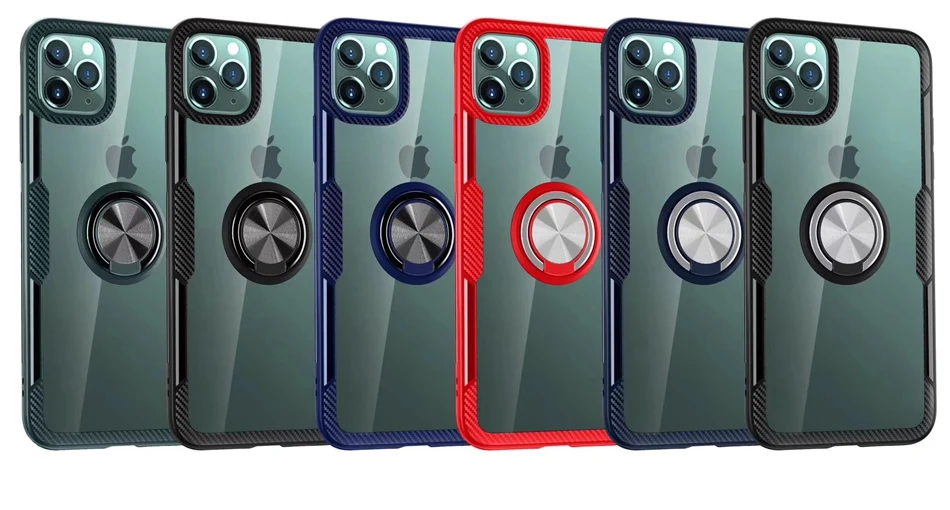 Чехол для телефона для iphone 11 Pro XS Max чехол прозрачный автомобильный Магнитный чехол-держатель для iphone 7 6 S 6 S 8 Plus X XR чехол 7Plus Coque Fundas