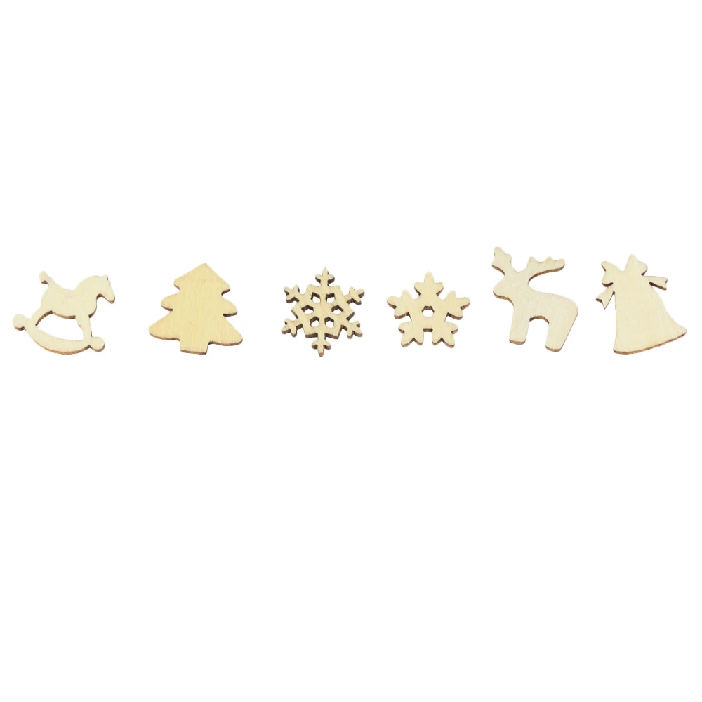 100 шт. Рождественские снежинки Рождественская елка Троянский конь лося