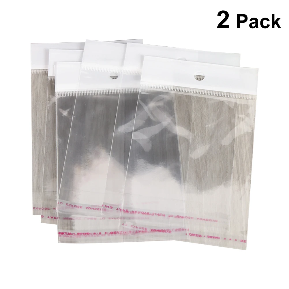 400 шт прозрачные самоклеющиеся пакеты Пластиковый Opp мешок подарочная упаковка