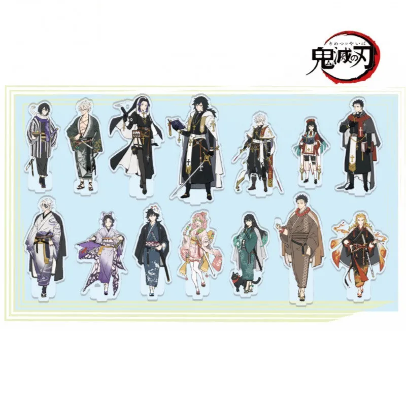 

Anime Demon Slayer Hashibira Inosuke Rengoku Kyoujurou Acrylic Stand Figure Model Plate Display Desktop Decor Cosplay Ornaments