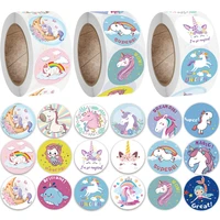 cute toy scrapbook encouragement reward stickers unicorn mermaid for kids sticker school teacher motivational student story game