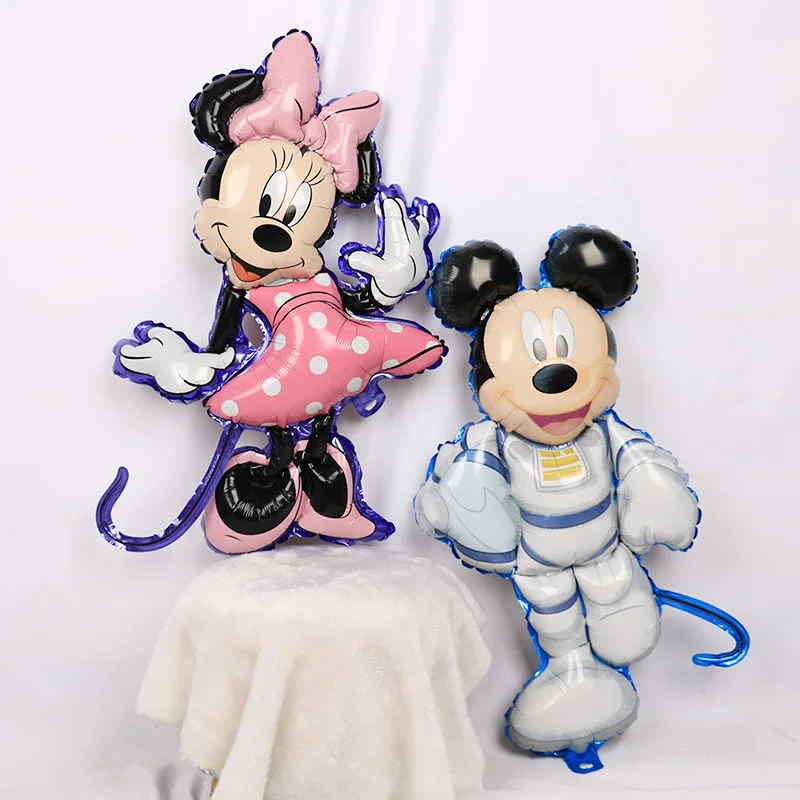 Воздушные шары из фольги в виде астронавта Микки Мауса мультяшная Минни Маус
