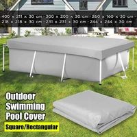 rectanglesquare swimming pool cover protection case for garden outdoor patio bathtub dust covers shade pool accessories 6 sizes