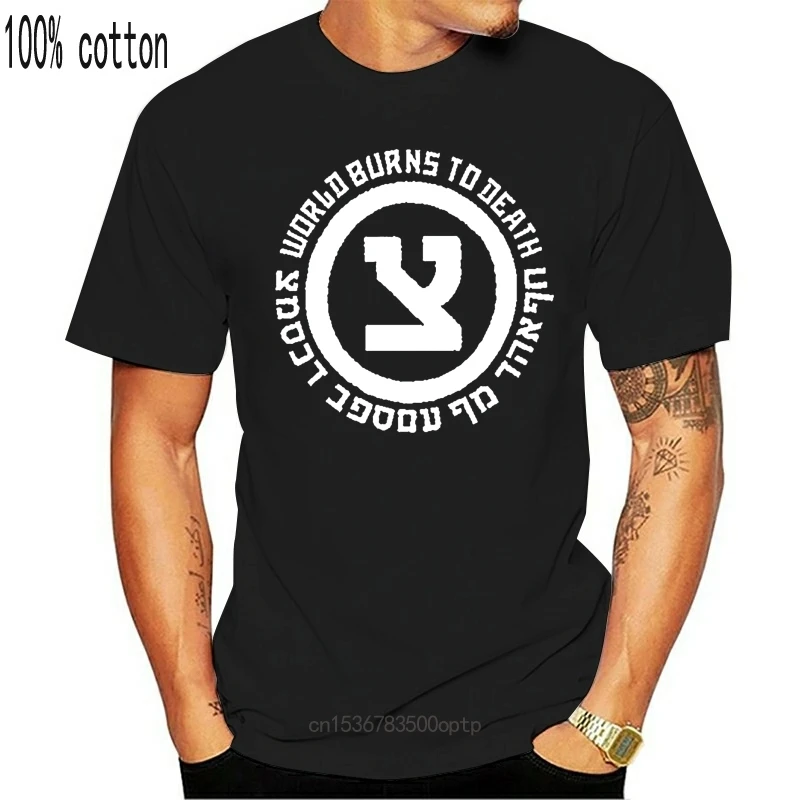 

New World Burns To Death Texas Punk Band Logo T-Shirt - Crust Punk Men T Shirt Cheap Sale 100 % Cotton Fashion Cartoon Top Tee