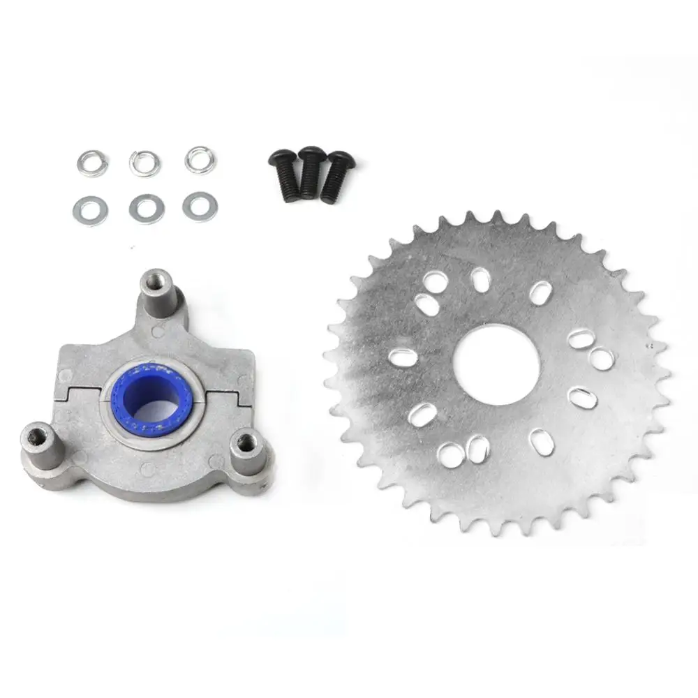 36T Sprocket Adapter Fit 1.5 inch 1 1/2 inch 415 Chain 49cc 50cc 66cc 80cc 2 Stroke Motorized Bike