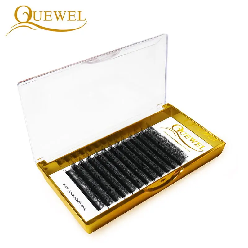 

Quewel W Volume Eyelash Extensions C/D Curl Tray W Style Double Tip New Lashes Handmade 0.07mm False Eyelash Soft Popular Thick