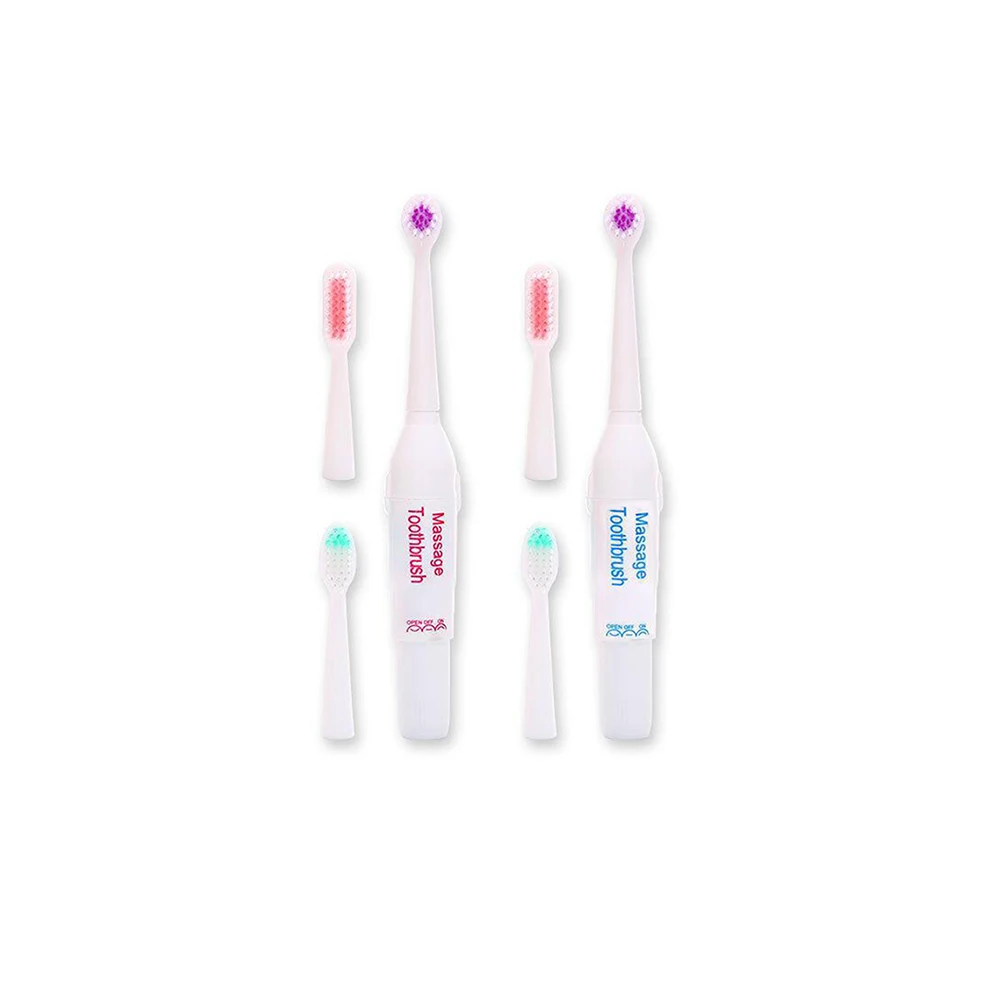 Детская электрическая зубная щетка с толстой ручкой Съемная сменная на