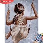 HUACAN картина по номерам девушка набор рисование на холсте стены искусства ручная роспись домашний декор DIY подарок