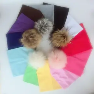 Шапка из искусственного меха енота для мальчиков и девочек, на весну-зиму