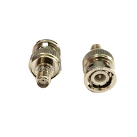 1pc bnc male plug to sma female jack rf coax adapter connector straight nickelplated new wholesale