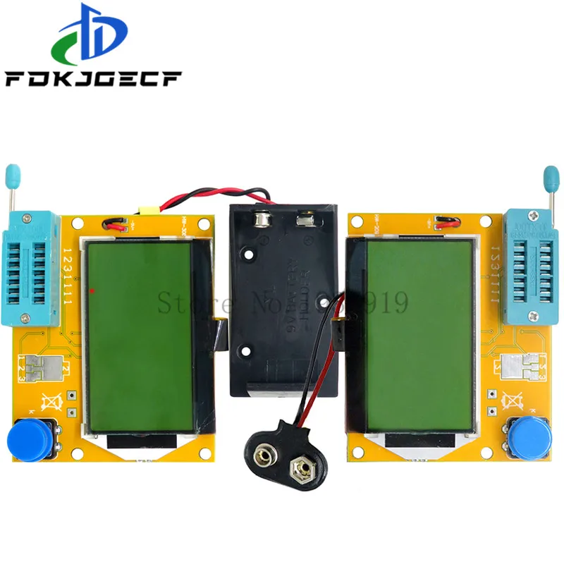 Цифровой тестер транзисторов с жк дисплеем измеритель емкости диодов и триодов