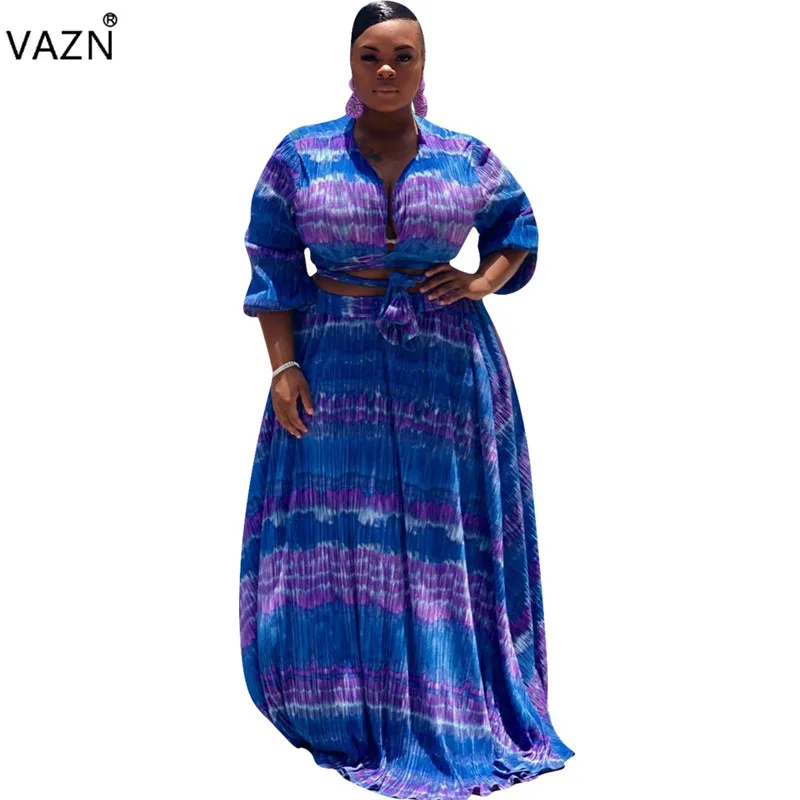 Фото Женская шифоновая юбка VAZN OFN6291 Топ с длинным рукавом и макси для отдыха тонкий