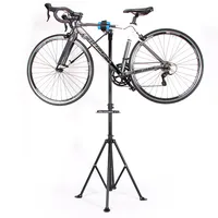 mtb bike repair stand Foldable Bicycle Workshop Repaire Stand Maintenance station 4 legs with Tray 360° Rotatable bicycle rack
