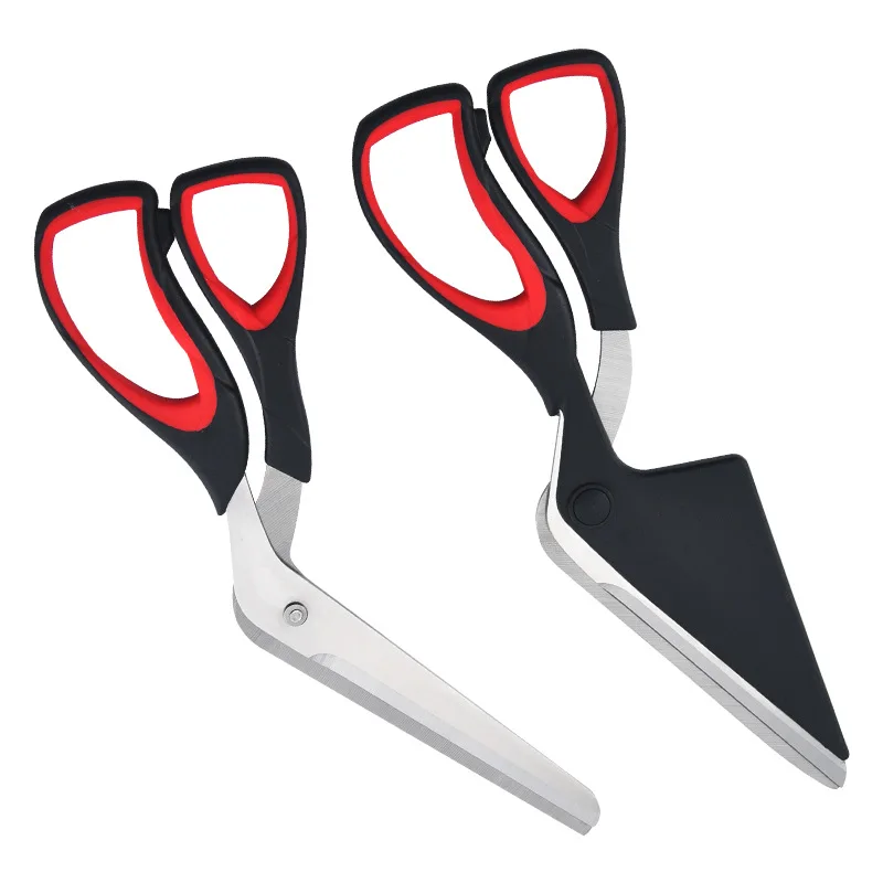 

Multifunctional Pizza Scissors Stainless Steel Scissor Cut Pizza Slicer Detachable Cutting Tools For Restaurant Kitchen