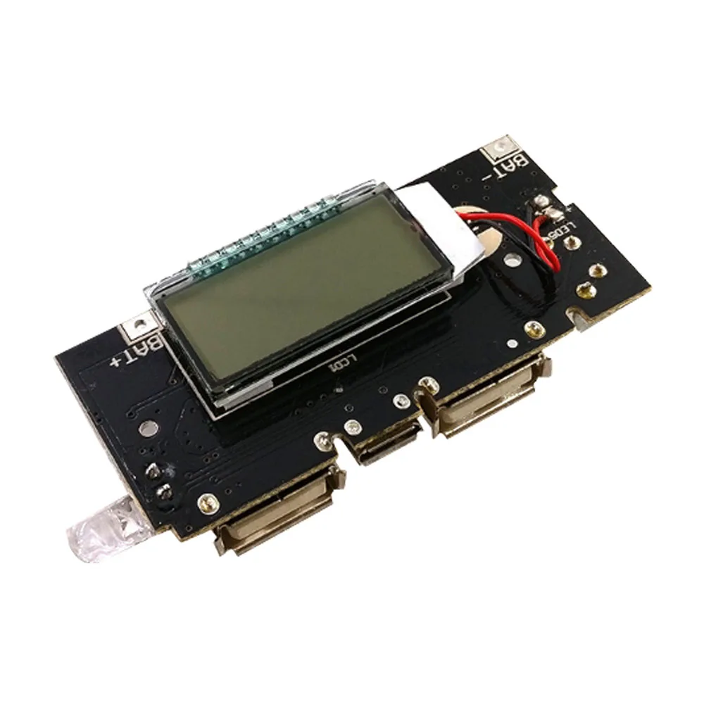 Мобильный силовой модуль с двойным USB 5 в 1 а 2 А Повышающий Модуль дисплеем