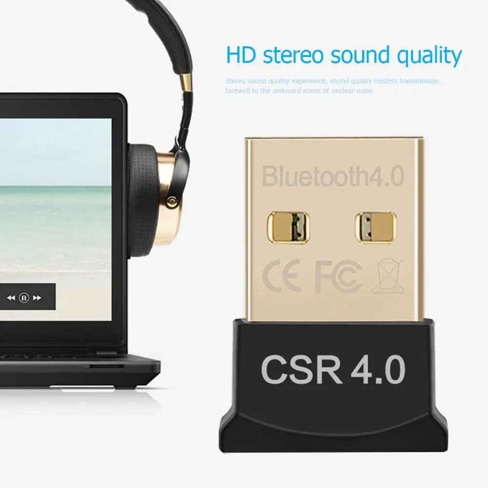 Прочный USB Bluetooth адаптер с нежной текстурой 4 0 аудио музыкальный приемник ключ для