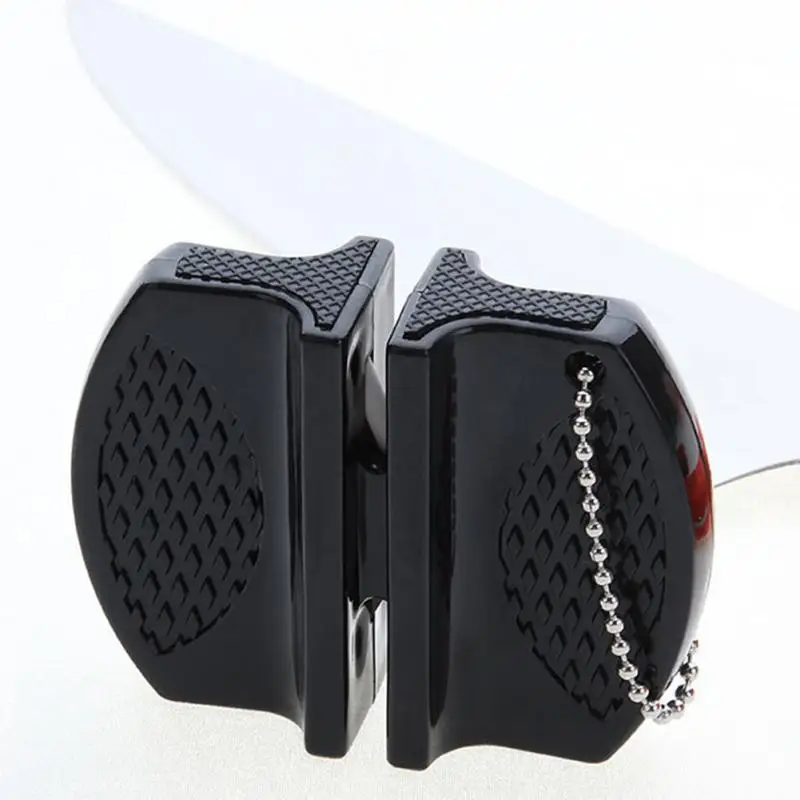 

Knife Sharpener Sharpening Tool Easy Safe To Sharpens Kitchen Portable Butterfly Type Whetstone Sharpener Pocket Sharpen Tool