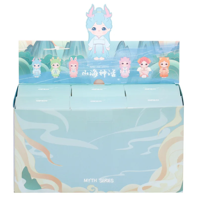 

Brangdy creat student gift Ornament children toy figure national tide blind box hand-made doll desktop decoration boy and girl