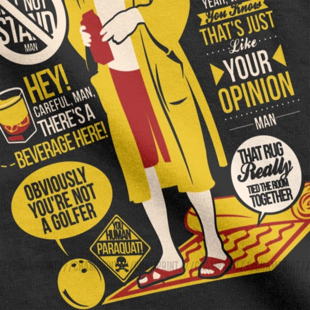Pop The Dude Quotes Мужская футболка с большим лебовским юмором, футболки с коротким рукавом и круглым вырезом, хлопковая футболка размера плюс, одежда
